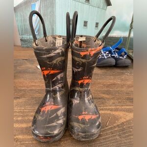 Toddler Dinosaur Rainboots